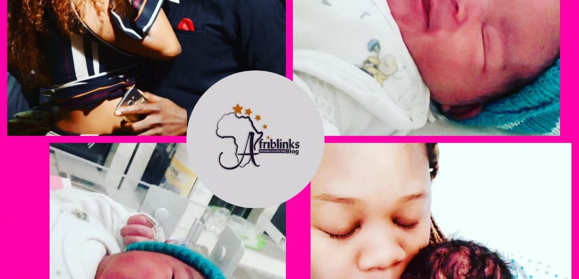 Emeka Ike welcomes new baby with wife Yolanda.