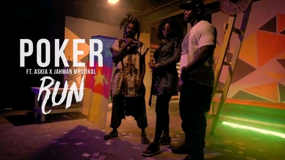 (Mp3 download + video)Run – Poker ft Askia & Jahman Mystikal