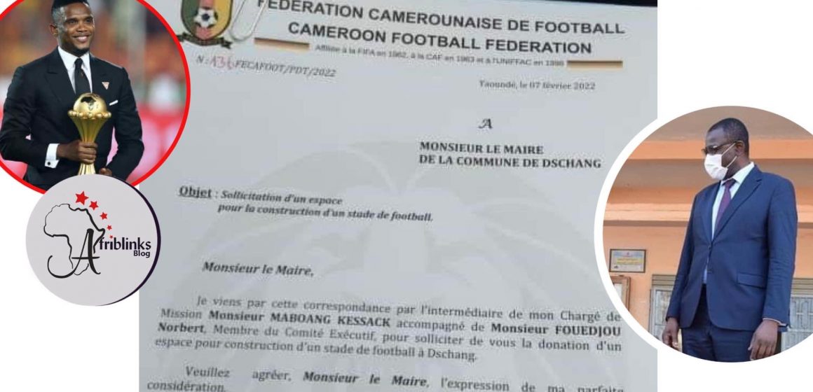 The Mayor of the Dschang city council grants 5 hectares of land in the FOTO locality to FECAFOOT for the construction of a stadium in Menoua.