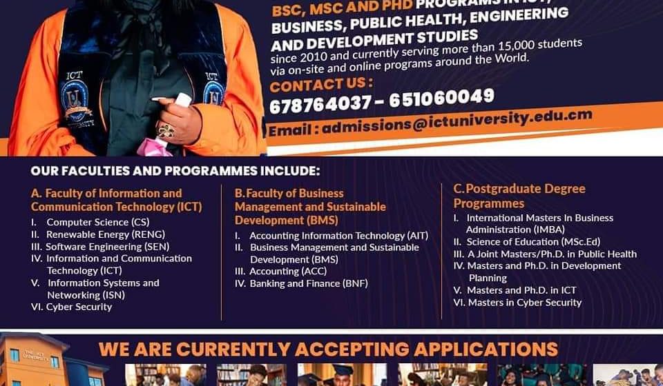 ICT University offering scholarships for summer intake, apply today.